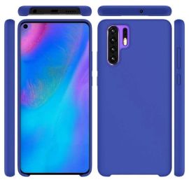 RUBBER Silikonový obal Huawei P30 Pro modrý