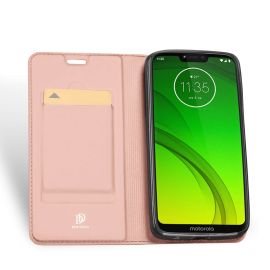 DUX Peňaženkový obal Motorola Moto G7 Power růžový