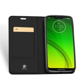 DUX Peňaženkový obal Motorola Moto G7 Power černý