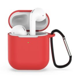 HOOK Silikonový obal pro Apple AirPods 1/2 červený