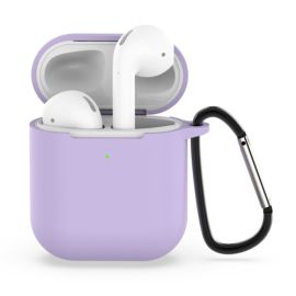 HOOK Silikonový obal pro Apple AirPods 1/2 fialový