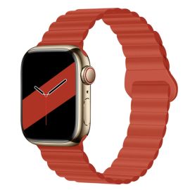 REVERSE Silikonový řemínek Apple Watch 9 / 8 / 7 (41mm) / 6 / SE / 5 / 4 (40mm) / 3 / 2 / 1 (38mm) červený