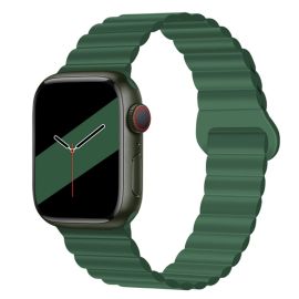REVERSE Silikonový řemínek Apple Watch 9 / 8 / 7 (41mm) / 6 / SE / 5 / 4 (40mm) / 3 / 2 / 1 (38mm) zelený