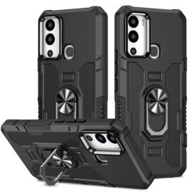 EXTRA RING Obal s držákem pro Infinix Hot 12i černý