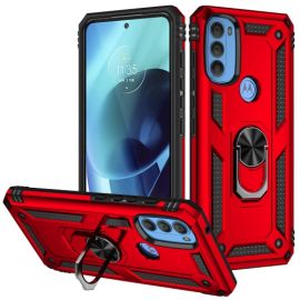 RING Ochranný obal pro Motorola Moto G71 5G červený