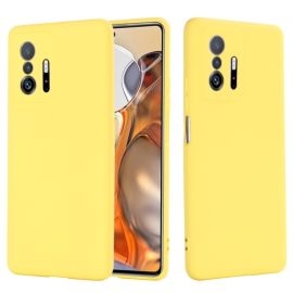 RUBBER Gumený kryt Xiaomi 11T / 11T Pro žlutý