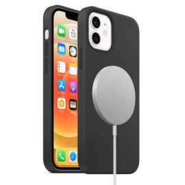 RUBBER MagSafe Kryt Apple iPhone 12 mini černý