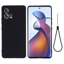 RUBBER Ochranný kryt pro Motorola Edge 30 Fusion černý