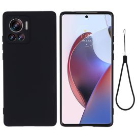 RUBBER Ochranný kryt pro Motorola Edge 30 Ultra černý