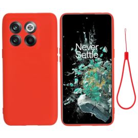RUBBER Ochranný kryt pro OnePlus 10T 5G červený