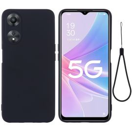 RUBBER Ochranný kryt pro Oppo A78 5G černý