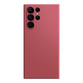 RUBBER Ochranný kryt pro Samsung Galaxy S23 Ultra 5G červený