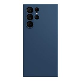 RUBBER Ochranný kryt pro Samsung Galaxy S23 Ultra 5G tmavomodrý