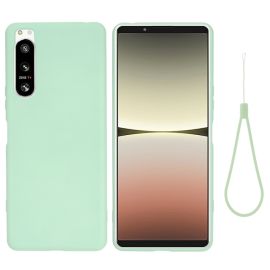 RUBBER Ochranný kryt pro Sony Xperia 5 IV zelený