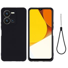 RUBBER Ochranný kryt pro Vivo Y35 černý