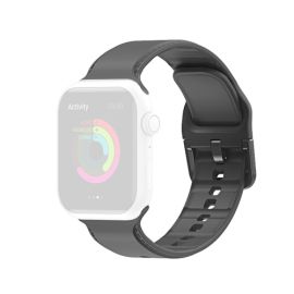 RUBBER Řemínek Apple Watch 7 (45mm) / 6 / SE / 5 / 4 (44mm) / 3 / 2 / 1 (42mm) šedý