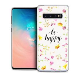 Ochranný obal MY ART Pro Samsung Galaxy S10 Plus BE HAPPY (019)