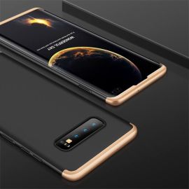 360° Ochranný obal Samsung Galaxy S10 Plus černý (zlatý)