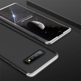 360° Ochranný obal Samsung Galaxy S10 Plus černý (stříbrný)