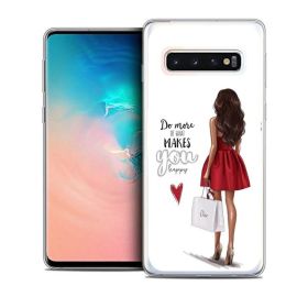 Ochranný obal MY ART Pro Samsung Galaxy S10 Plus RED DRESS (137)