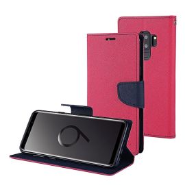 FANCY Peňaženkový Kryt Samsung Galaxy S9 Plus růžový