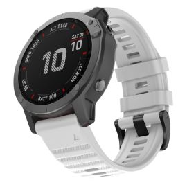 SILICONE Řemínek Garmin Fenix 7X bílý