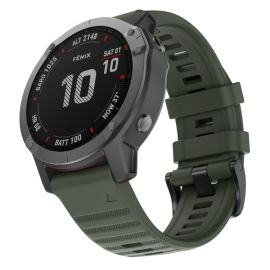 SILICONE Řemínek Garmin Fenix 7X zelený