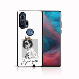 MY ART Silikonový obal Motorola Edge Plus QUEEN (139)