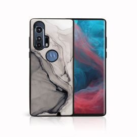 MY ART Silikonový obal Motorola Edge Plus BLACK INK (146)