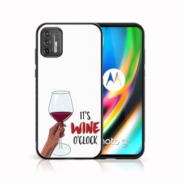MY ART Silikonový kryt Motorola Moto G9 Plus WINE (007)