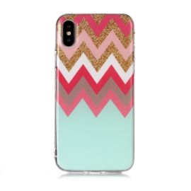 ART Silikonový kryt Apple iPhone XS Max COLORFUL