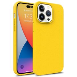 ECO RUBBER Ochranný obal Apple iPhone 14 Pro žlutý