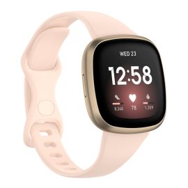 BUTTERFLY Řemínek pro Fitbit Versa 4 / 3 / Fitbit Sense světle růžový
