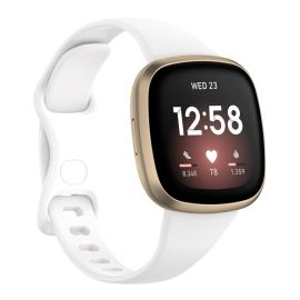 BUTTERFLY Řemínek pro Fitbit Versa 4 / 3 / Fitbit Sense bílý