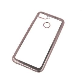 METALLIC Silikonový kryt Huawei P Smart stříbrný