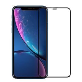 3D Tvrzené (temperované) sklo Apple iPhone XR / iPhone 11 černé