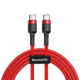 BASEUS CATKLF-H09 60W PD 2.0 Kabel USB Typ-C - USB Typ-C 2m červený
