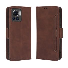 SLOT Peněženkový obal pro Motorola Edge 30 Ultra hnědý