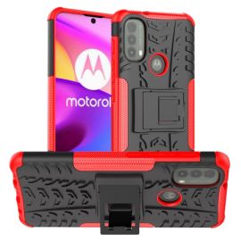 STAND Extra odolný obal Motorola Moto E20/E30/E40 červený