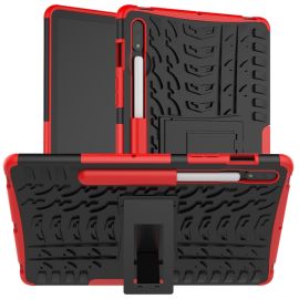 STAND Extra odolný obal Samsung Galaxy Tab S9 / S7 / S8 červený