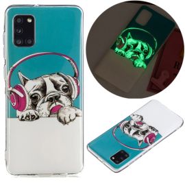 ART TPU Svítící obal Samsung Galaxy A31 DOG