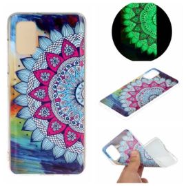 ART TPU svítící kryt Samsung Galaxy A41 MANDALA