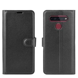 LITCHI Peňaženkový kryt LG K41s / LG K51s černý