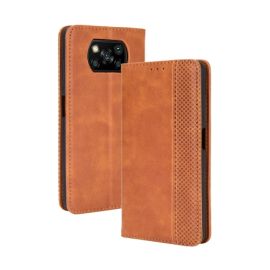 BUSINESS Peňaženkový kryt Xiaomi Poco X3 NFC / X3 Pro hnědý