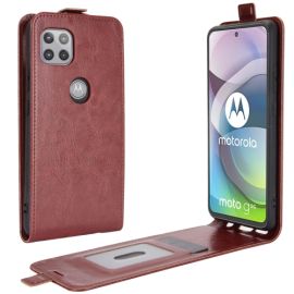 Vyklápěcí pouzdro Motorola Moto G 5G hnědé