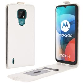 Vyklápěcí pouzdro Motorola Moto E7 bílý