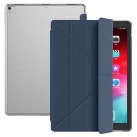 LEATHER Zaklápěcí obal Apple iPad Pro 12.9 (2015 / 2017) tmavomodrý