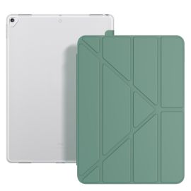 LEATHER Zaklápěcí obal Apple iPad Pro 12.9 (2015 / 2017) tmavě zelený