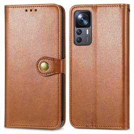 LEATHER BUCKLE Peněženkový obal Xiaomi 12T / 12T Pro