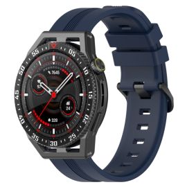 RUBBER Silikonový řemínek Huawei Watch Buds / GT3 SE / GT3 Pro 46mm tmavomodrý